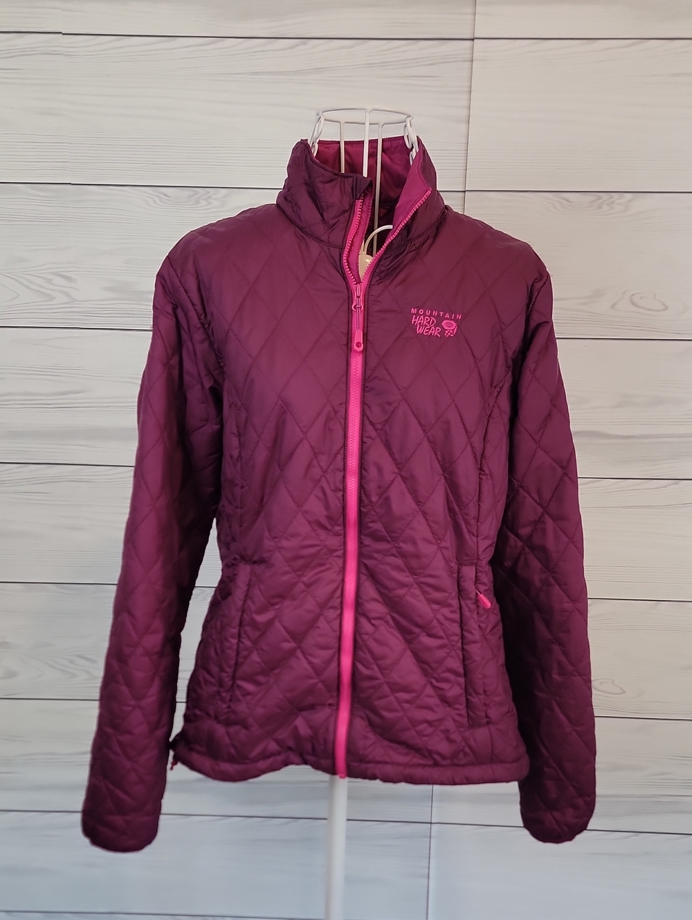 Mountain Hardwear Thermal Q Elite  Women’s Quilted Jacket-Plum Pink Size M